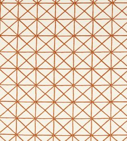 Kado Fabric by Harlequin Frost/Paprika