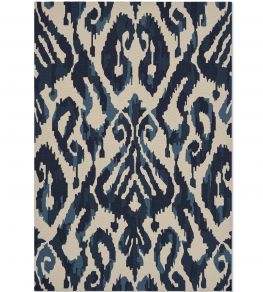Kasuri Outdoor Rug by Sanderson Indigo