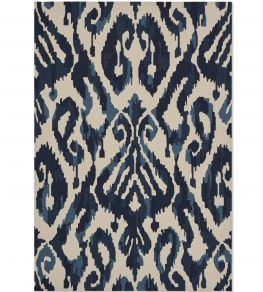 Kasuri Rug by Sanderson Indigo