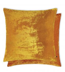 Kenny Pillow 24 x 24" by William Yeoward Mustard/Tobacco