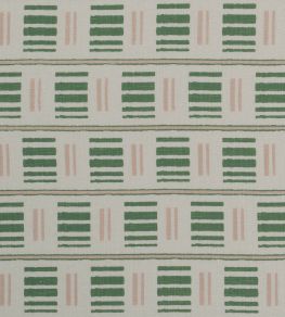 Kiftsgate Fabric by James Hare Pink/Green