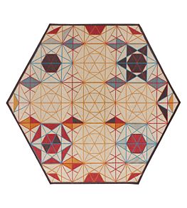 Hexa Rug by GAN Orange