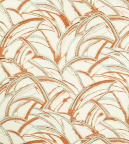 Kimono Fabric by Harlequin Paprika/Seaglass