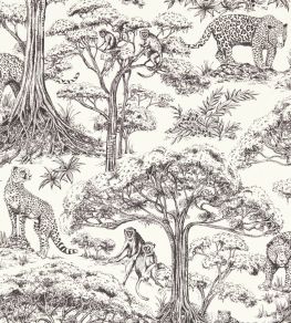 Kisumu Wallpaper by Clarke & Clarke Noir