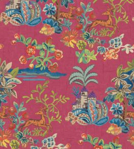 Knight's Tale Wallpaper by GP & J Baker Fuchsia