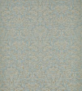 Knole Damask Fabric by Zoffany Stockholm Blue