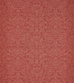 Knole Damask Fabric by Zoffany Venetian Red