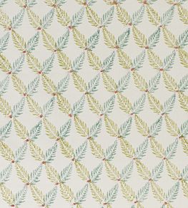 Knot Garden Fabric by James Hare Green