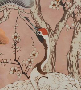 Kyoto Blossom Mural by 1838 Wallcoverings Sandstone