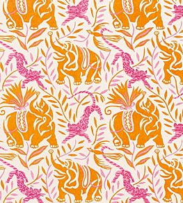 La Jungle Wallpaper by Christopher Farr Cloth Fuchsia