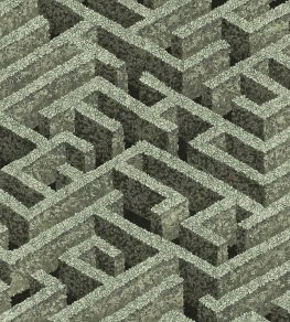 Labyrinth Wallpaper by Josephine Munsey Eucalyptus