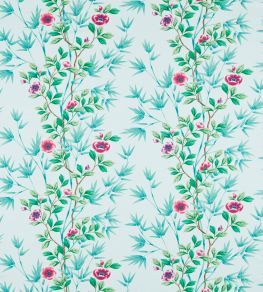 Lady Alford Satin Fabric by Harlequin Sky / Magenta