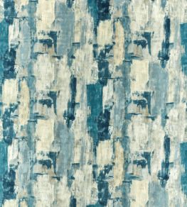 Lagna Fabric by Clarke & Clarke Denim/Linen