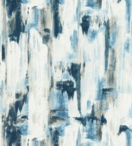 Lagna Wallpaper by Clarke & Clarke Midnight