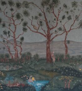 Lantern Parade Mural by Andrew Martin Midsummer