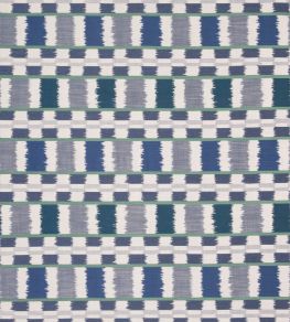 Lapaz Performance Fabric by Christopher Farr Cloth Blue