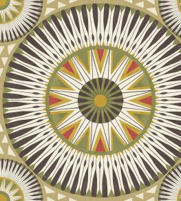 Large Ellipse Wallpaper by Ohpopsi Coffee & Olive