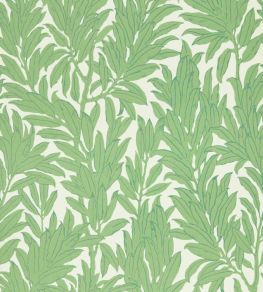 Laurel Leaf Wallpaper by 1838 Wallcoverings Verde