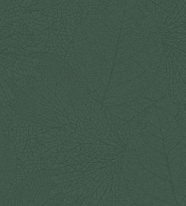 Leaf Vein Wallpaper by Eijffinger Dark Green