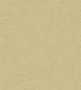 Leaf Vein Wallpaper by Eijffinger Yellow/Ochre