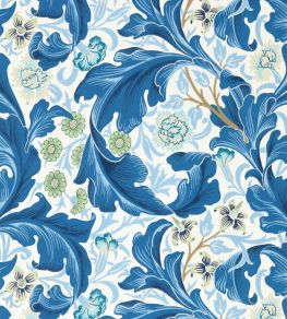 Leicester Wallpaper by Morris & Co Paradise Blue