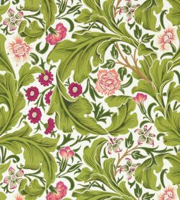 Leicester Wallpaper by Morris & Co Sour Green/Plum