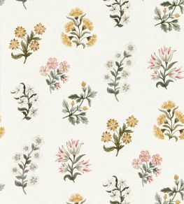 Leiden Wallpaper by Clarke & Clarke Blush/Ochre