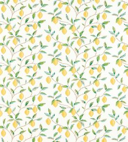 Lemon Tree Fabric by Morris & Co Lemon / Bayleaf