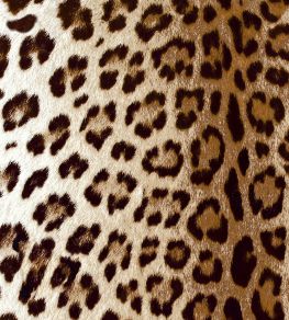 Leopard Fabric by Arley House Bronze