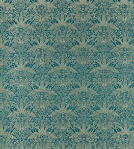 Leopardo Fabric by Clarke & Clarke Kingfisher