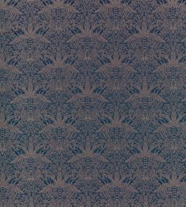 Leopardo Fabric by Clarke & Clarke Midnight/Copper