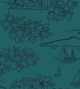 Limoneto Wallpaper by Mini Moderns Lido
