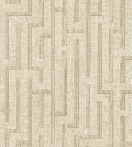 Linen Trellis Wallpaper by Eijffinger Beige/Sand