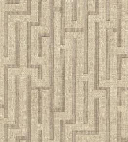 Linen Trellis Wallpaper by Eijffinger Beige/Taupe