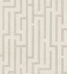 Linen Trellis Wallpaper by Eijffinger White/Cream
