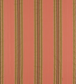 Lisere Stripe Fabric by Zoffany Venetian Red