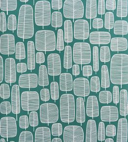 Little Trees Wallpaper by MissPrint Emerald