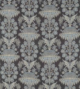 Long Gallery Brocade Fabric by Zoffany Quartz Grey/Rose