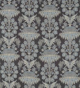 Long Gallery Brocade Fabric by Zoffany Quartz Grey/Rose