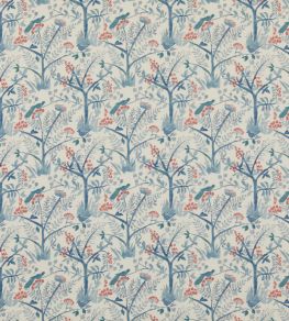 Lulworth Fabric by Baker Lifestyle Blue/Red