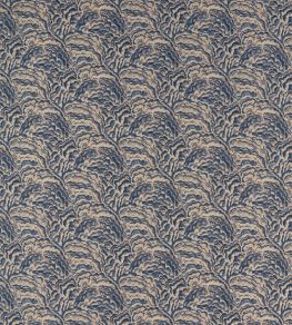 Lumino Fabric by Clarke & Clarke Midnight/Copper