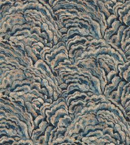 Lumino Wallpaper by Clarke & Clarke Midnight/Copper