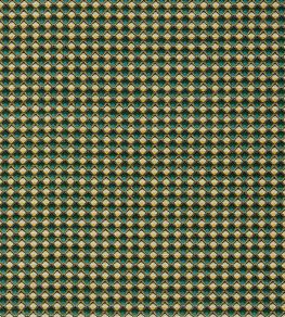 Lyra Fabric by Clarke & Clarke Teal/Citrus