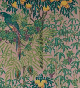 Macaw Wallpaper by 1838 Wallcoverings Blush