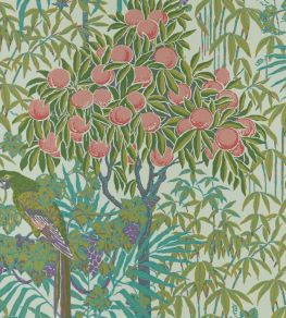 Macaw Wallpaper by 1838 Wallcoverings Olive