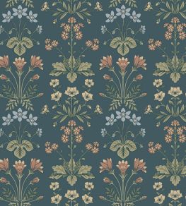 Maj Wallpaper by Sandberg Midnight Blue