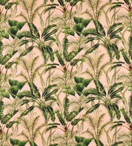 Majorelle Outdoor Fabric by Clarke & Clarke Blush