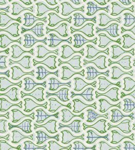 Make Fish Wallpaper by Christopher Farr Cloth Grass