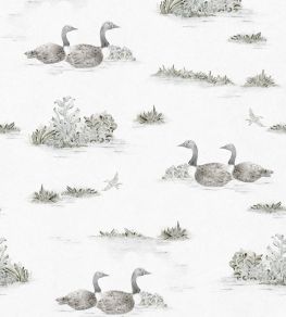 Mallard Duck Wallpaper by Coordonne Silver