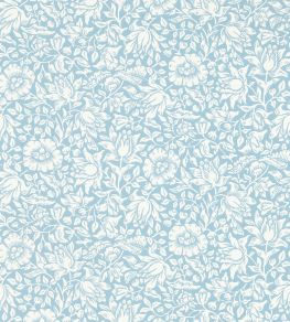 Mallow Wallpaper by Morris & Co Powder Blue